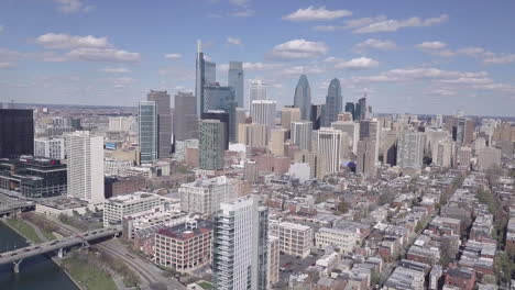 Aerial-view-of-Philadelphia-skyline