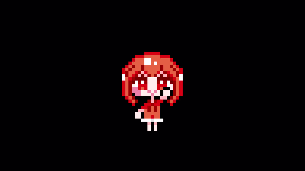 Pixel girl 01 Raising hand Looping animation. 1080p (4).mov