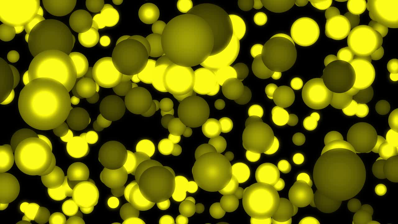 큰 크기의 점 공이 움직이는 애니메이션 모션 그래픽