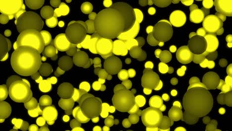 animación de bola de punto de gran tamaño en movimiento gráficos de movimiento