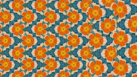 retro floral pattern background