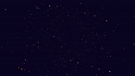 Campo-De-Estrellas-Con-Luz-LED-De-Neón-En-La-Galaxia-Oscura