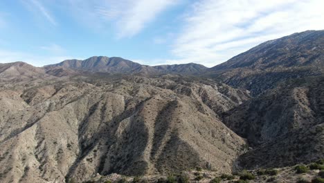 Dron-shot-of-Cahuilla-Indian-Reservation-landscape,-California,-USA
