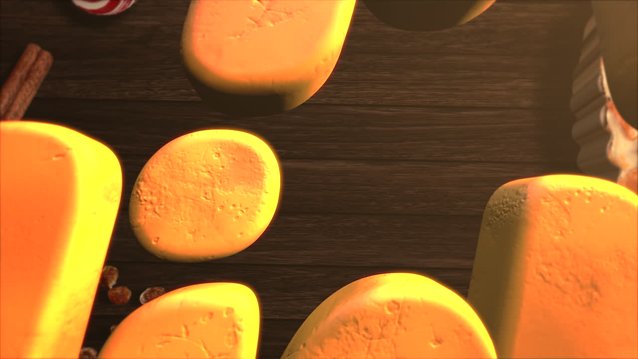 texto de felices fiestas con dulces y pastel de navidad 1