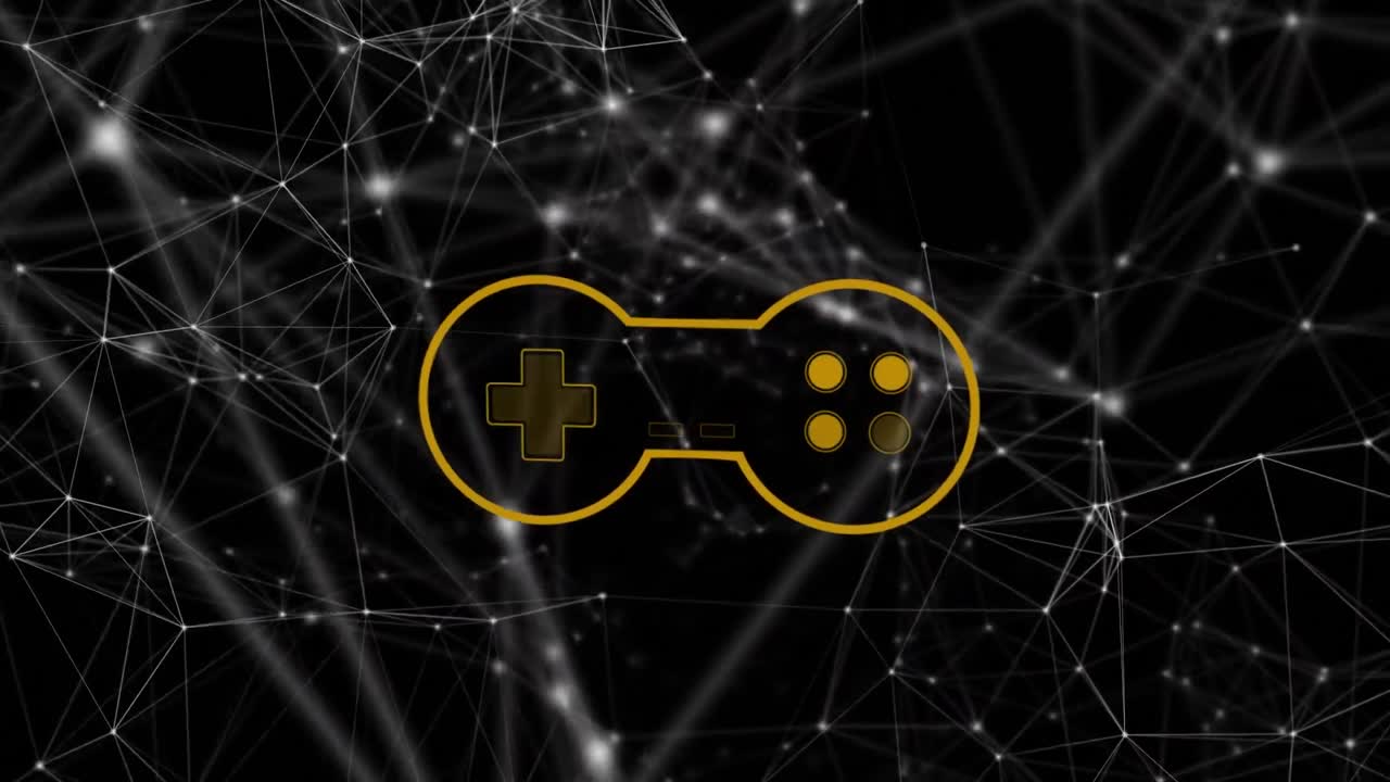animación del icono del gamepad a través de la red de conexiones