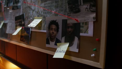 crime scene investigation board