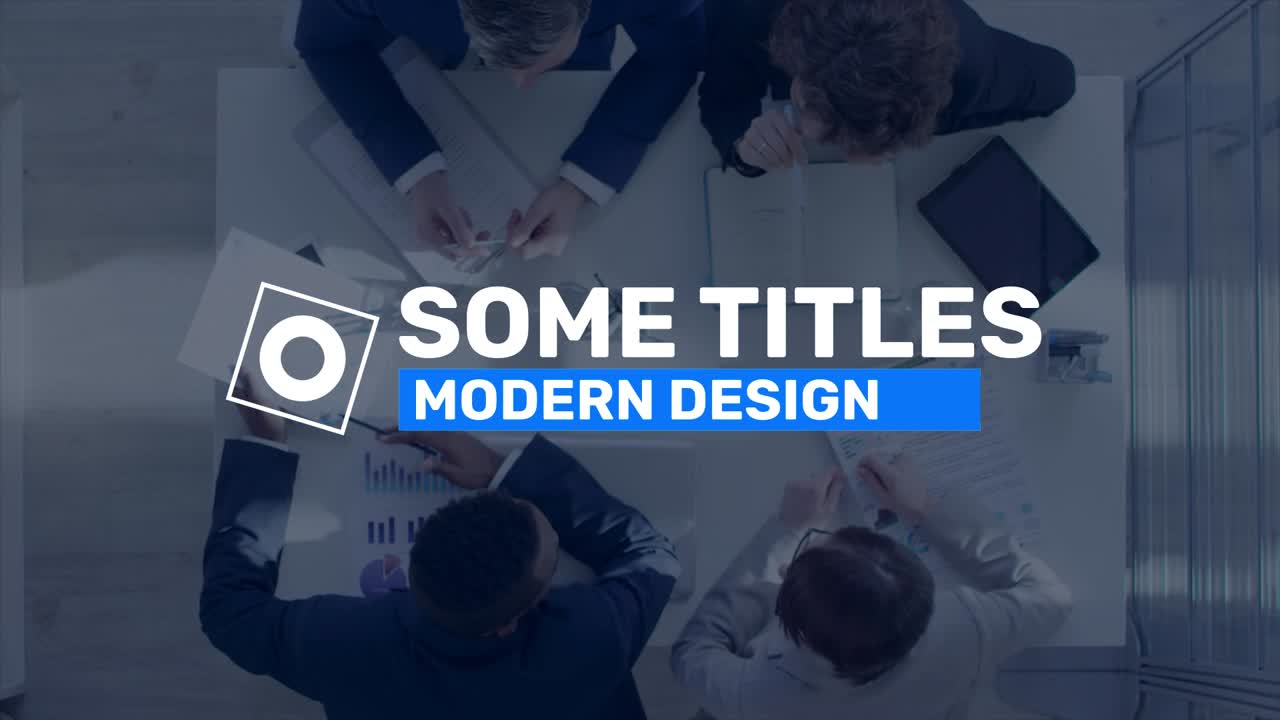Corporate Titles 04 Color Control Adobe After Effects 2022 Resolution 3840×2160 Out Animation