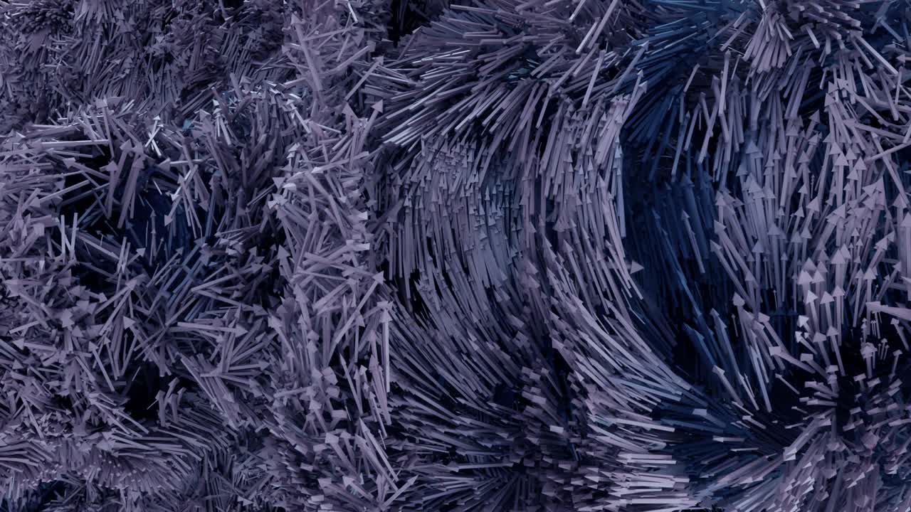 абстрактные стрелки взрываются по кадру.