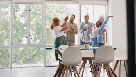 business, diversity, team and huddle