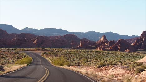 driving through the valley of fire car pov