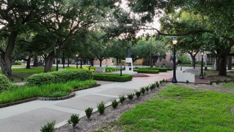 vista aérea del parque en mobile, alabama