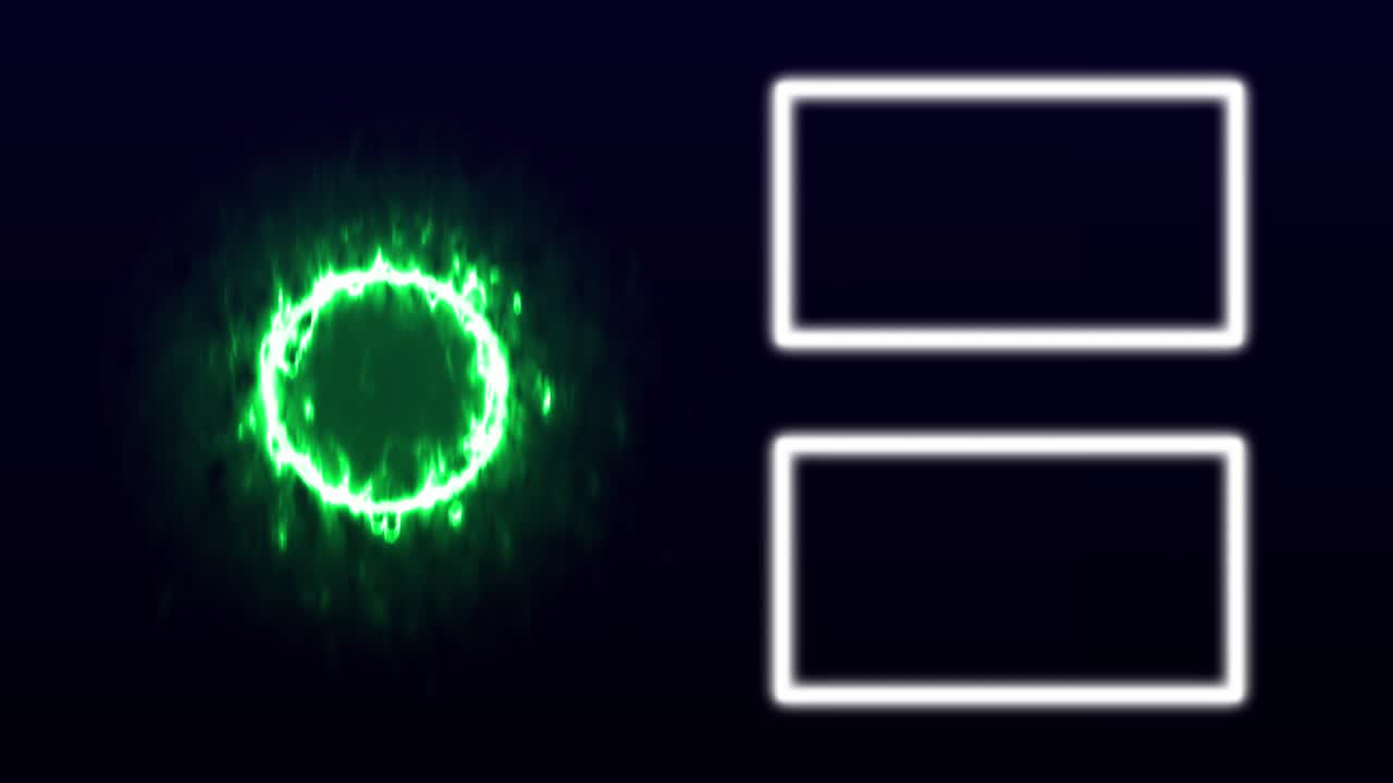 color llama tarjeta de finalización pantalla de finalización gráficos de movimiento