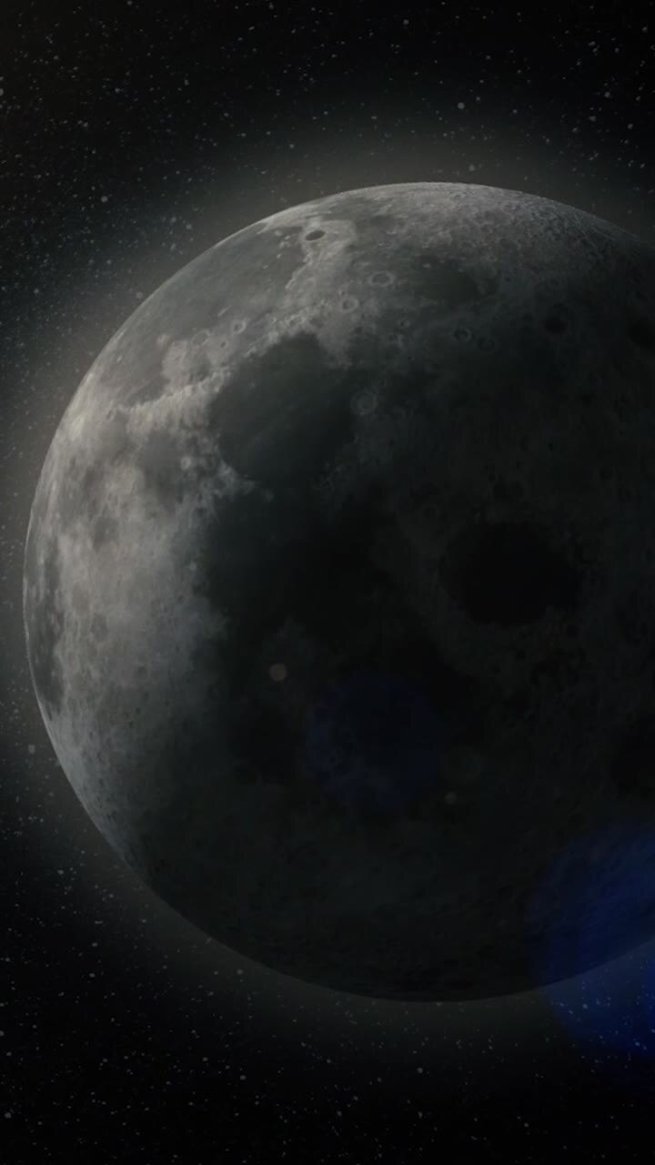 Uma Vista Deslumbrante da Lua no Céu Noturno