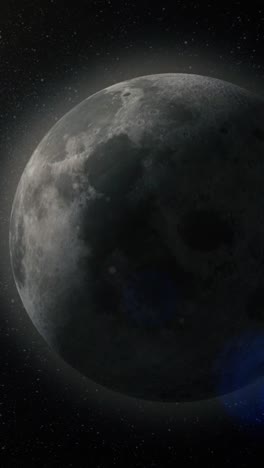 a stunning view of the moon in the night sky