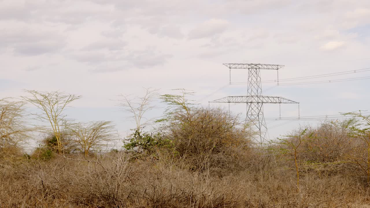 Electricity Pylons And Power Lines
