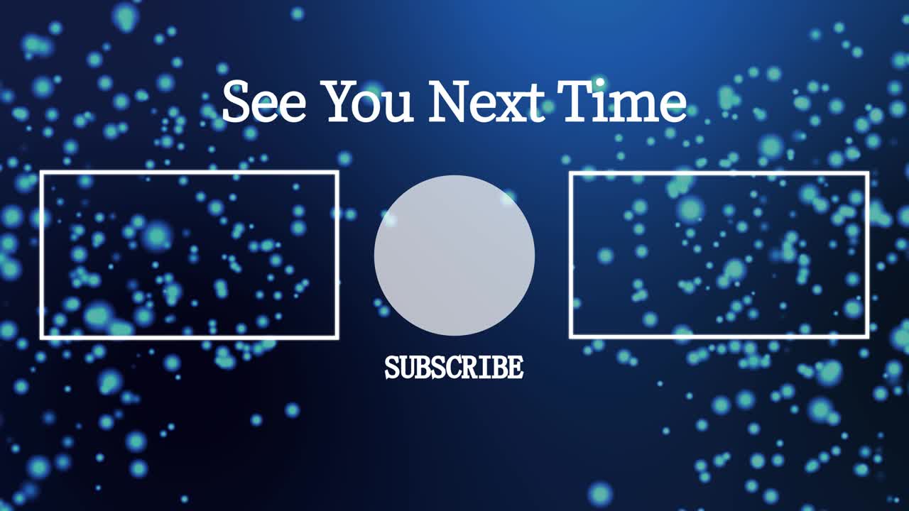 플로팅 포인트 엔드 카드 엔딩 스크린 모션 그래픽