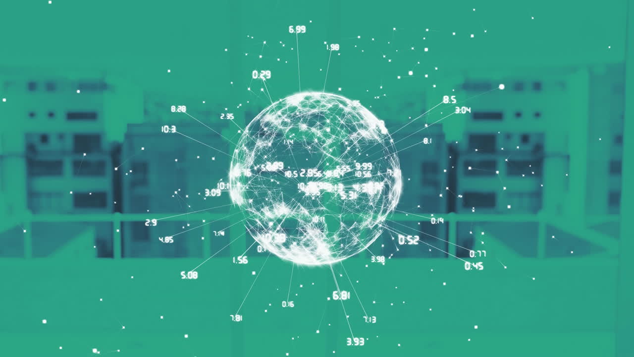 오피스 빌딩에 대한 연결 네트워크의 세계