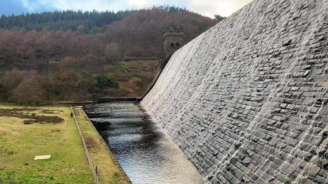 derwent & howden dam peak district 국립공원 - derwent 계곡 상부, derbyshire 북부