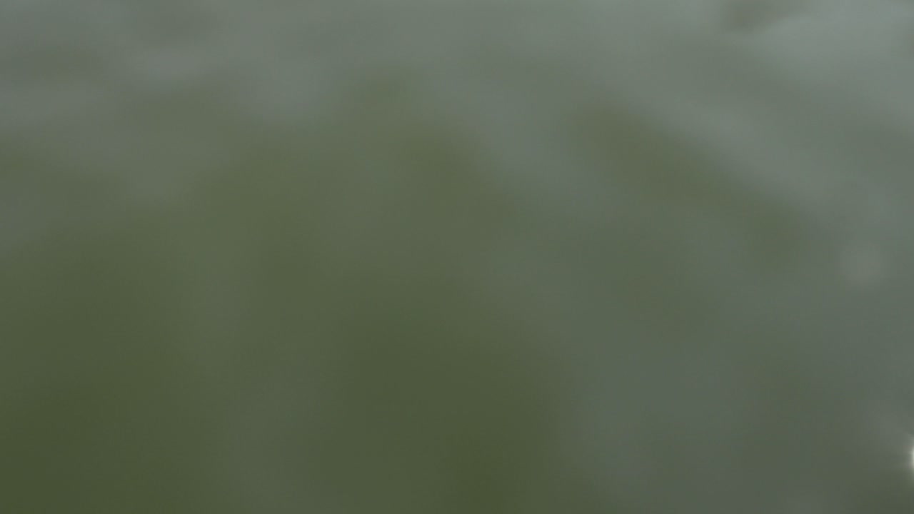 Progression of an object submerging into water