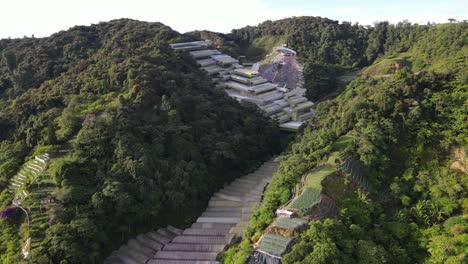 general landscape view of the brinchang district within the cameron highlands area of malaysia