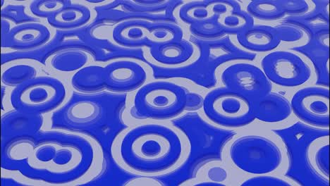 abstract blue circle pattern