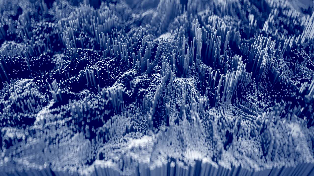 4k 추상 토포그래픽 파형