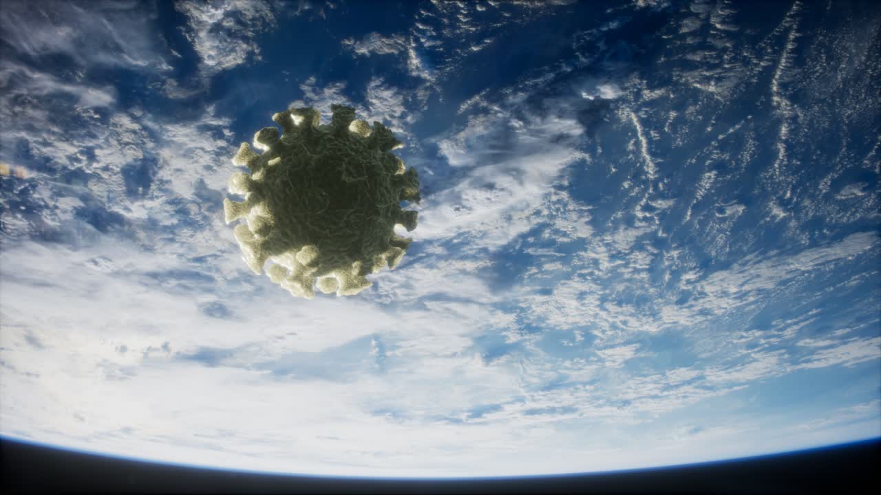 coronavirus covid-19 en la órbita de la tierra