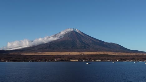 vista aérea del horizonte en mt. fuji