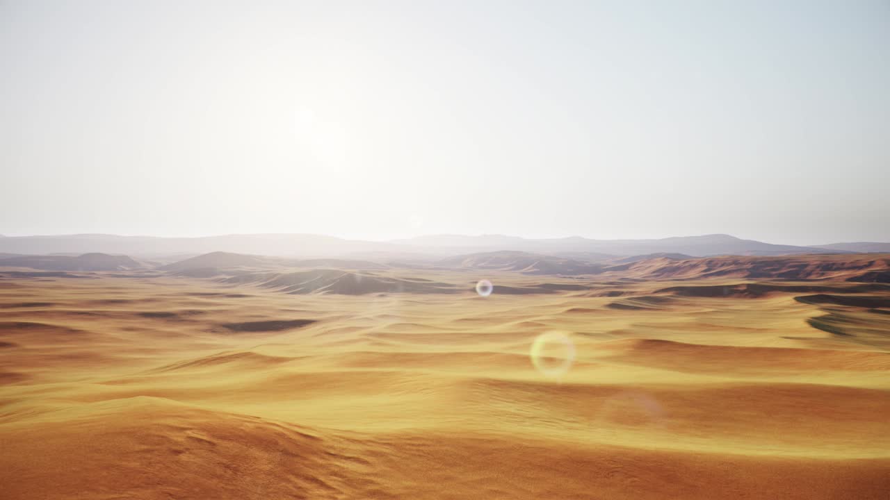 timelapse delle incredibili dune, deserto del sahara animazione realistica