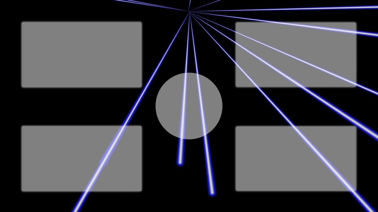 el conjunto de la etapa del láser del haz de la tarjeta final de la pantalla final de los gráficos de movimiento