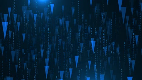 network and data speed digital data and network data stream circuit board high speed lights tunnel