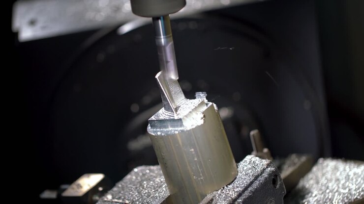Fresatrice CNC per la lavorazione dei metalli.