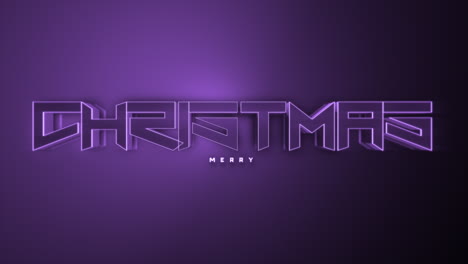 Dark-monochrome-Merry-Christmas-text-on-purple-gradient