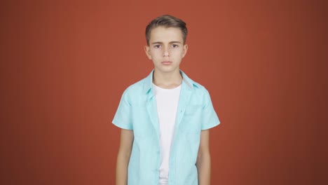 the boy who wants silence.