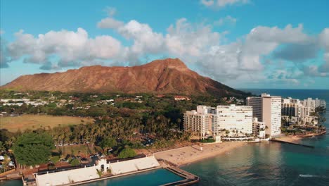 imágenes aéreas de drones de honolulu, hawaii