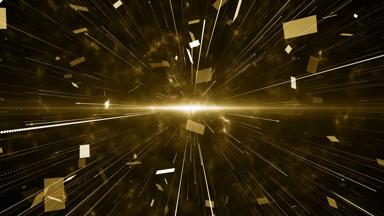 입자 금 반이는 보케상 먼지 추상적인 배경 루프