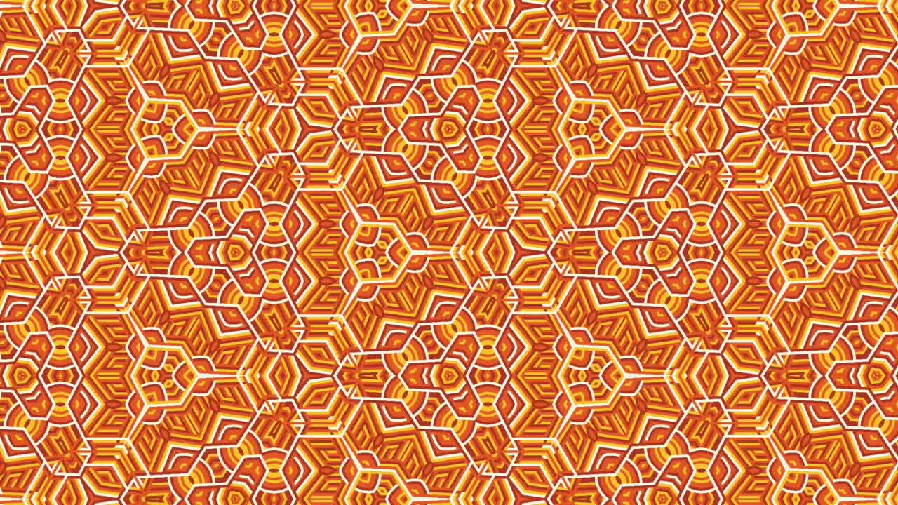 Movement of geometric shapes occupying the entire frame