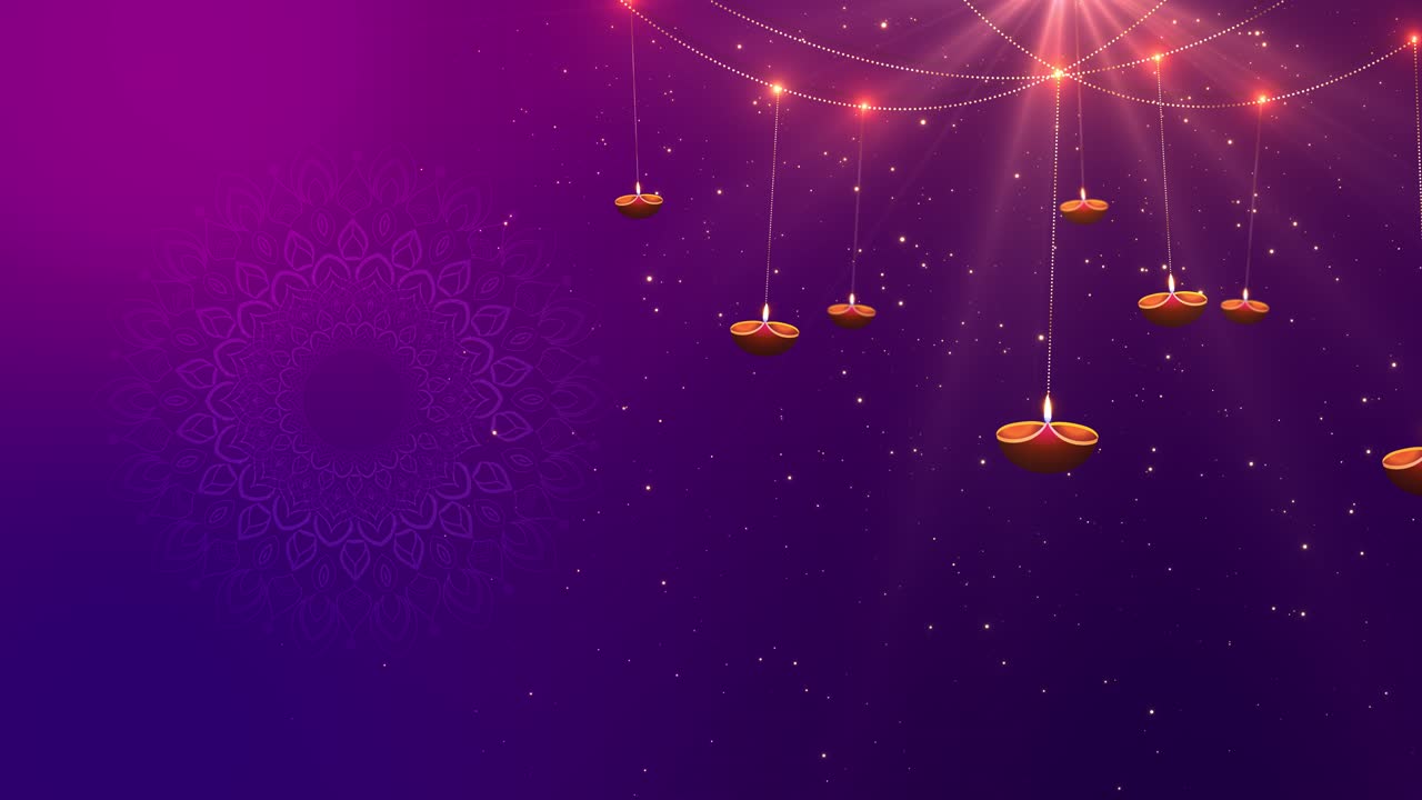 Happy diwali greetings background lamp greeting burning diya lamps hindu festival of lights india