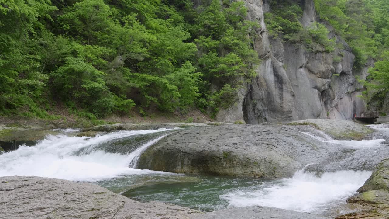 Stunning Fukiware Waterfalls in Gunma Prefecture in slow motion