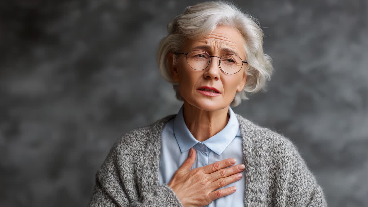 An Elderly Woman Expressing Emotion in a Thoughtful Moment of Reflection, Captured in Distinct Frames to Amplify the Depth of Her Feelings and Inner Thoughts