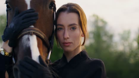 woman and horse