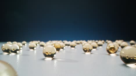 cuentas de gel de oro para plantas