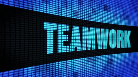 teamwork display