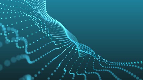 beautiful sine wave form dot matrix background