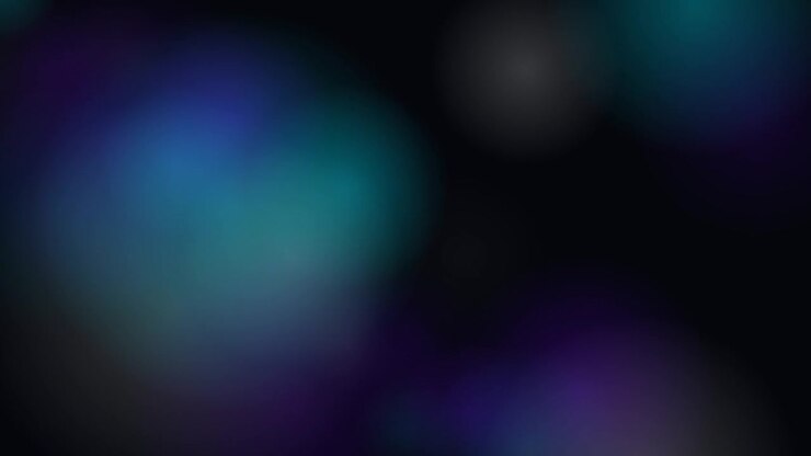 Abstract Background with Soft Glowing Blue and Purple Bokeh Lights