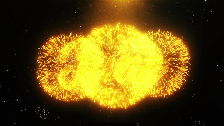 June Fireworks Graphic Design