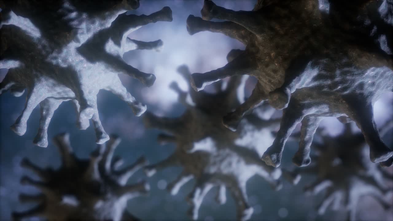 rotación del bucle del coronavirus covid-2019