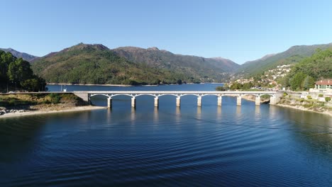 stunning nature landscape from natural park of gerês in portugal