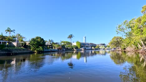 peaceful river cruise through gold coast canals