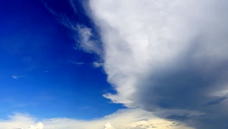 beautiful time lapse of thunderstorm clouds. ultra hd video, 3840, 2160